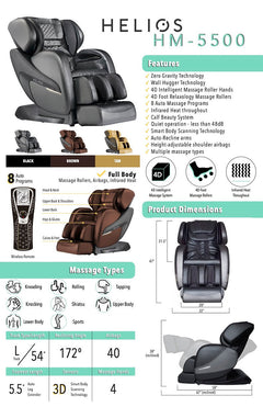 Helios Massage Chair 5500